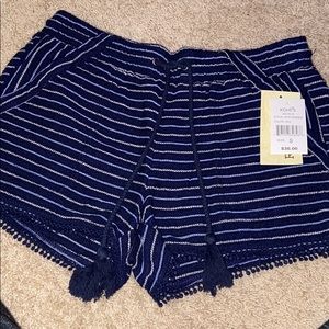 striped shorts